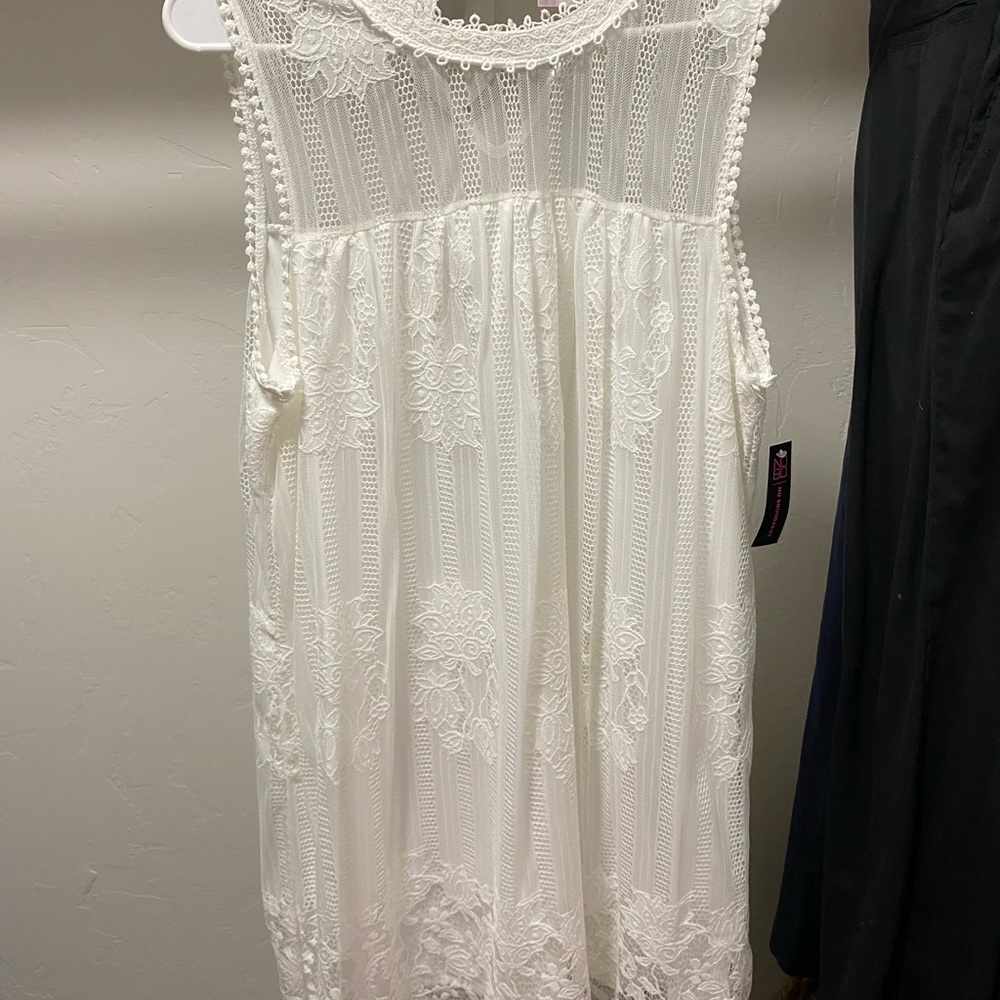 No Boundaries | White Lace Dress